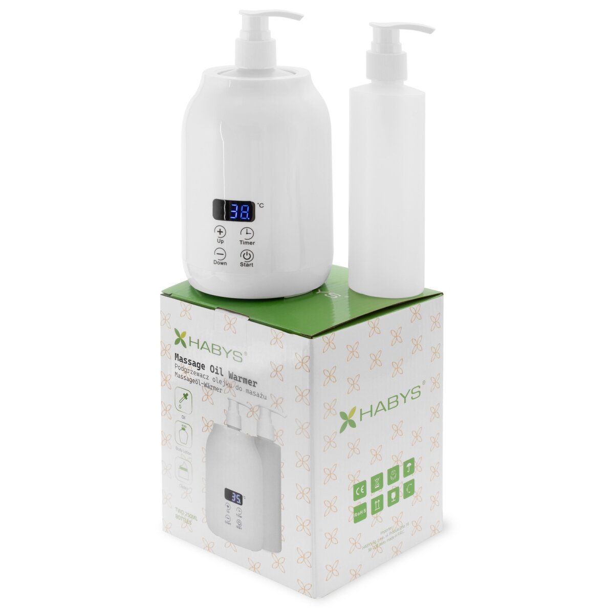 Professional massage oil heater with temperature control, 250 ml 4 Professional massage oil heater with temperature control, 250 ml 4