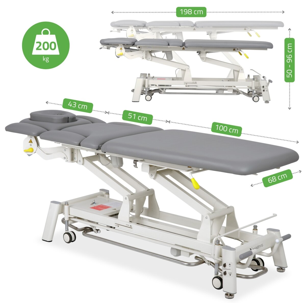 PROXIMA X7 professional electric 7-section massage and physiotherapy bed with foot control 11 PROXIMA X7 professional electric 7-section massage and physiotherapy bed with foot control 11
