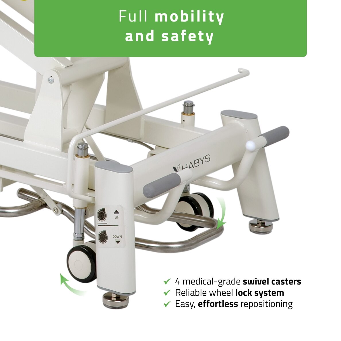 PROXIMA X7 professional electric 7-section massage and physiotherapy bed with foot control 6