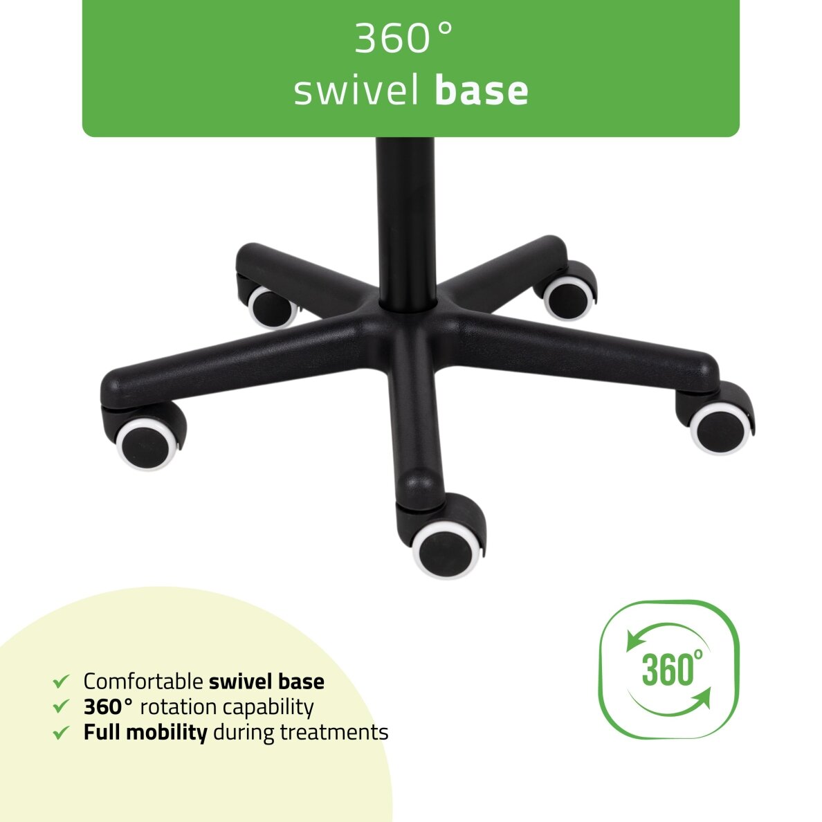Professional master chair - saddle for beauticians LUMO, gray 4 Professional master chair - saddle for beauticians LUMO, gray 4