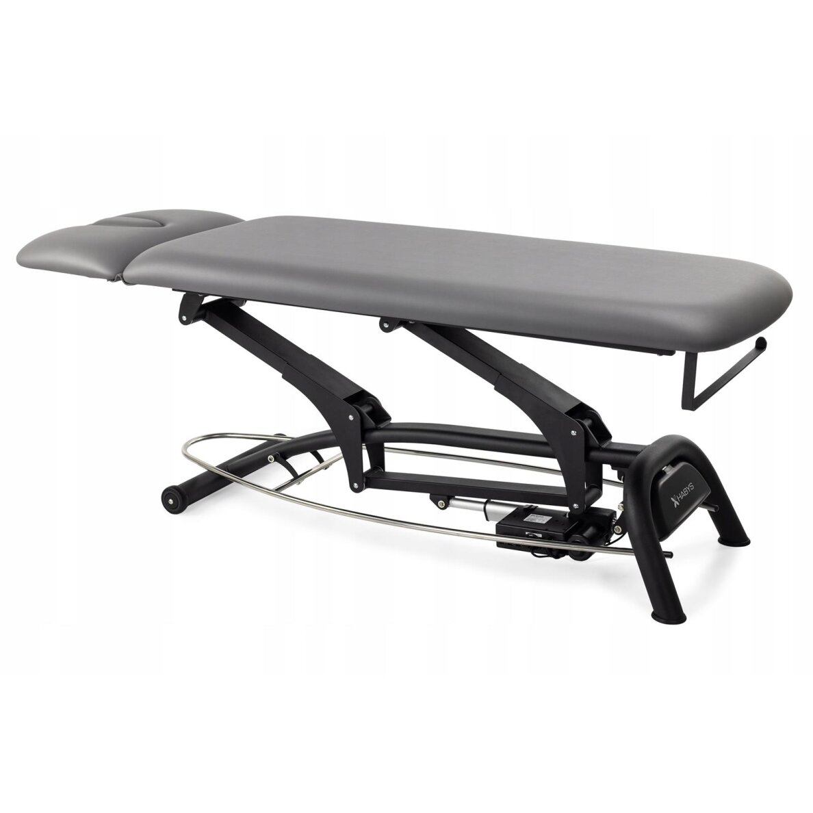 Professional massage and physiotherapy table - bed 2 parts AGILA 2, gray Professional massage and physiotherapy table - bed 2 parts AGILA 2, gray