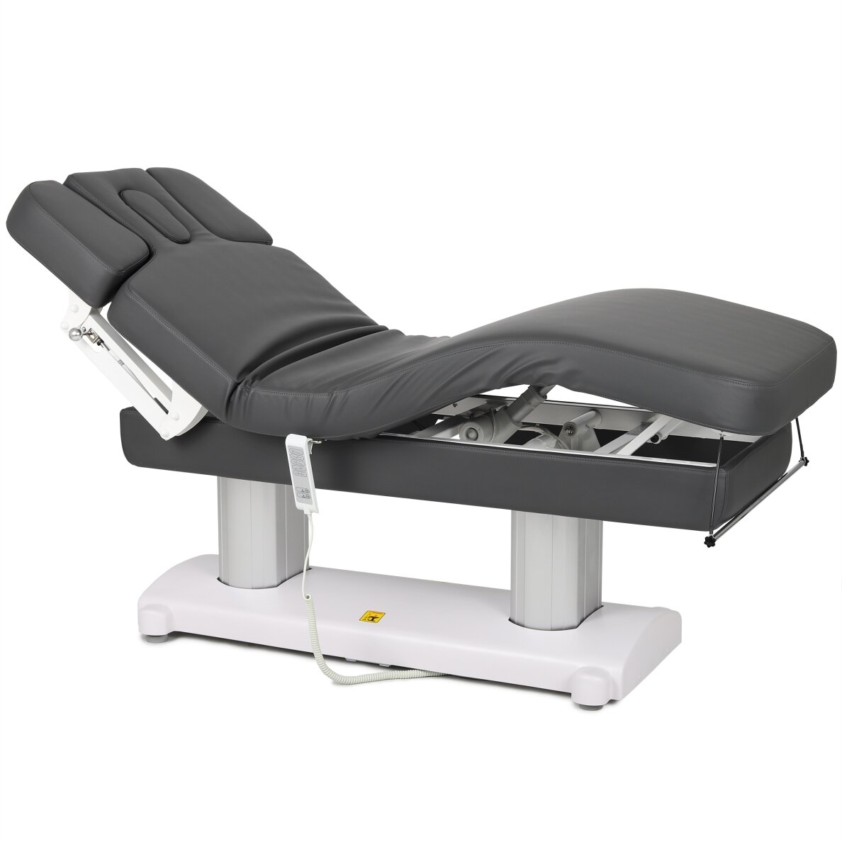 GEMINI FLEX Профессиональный массажный стол-кровать с функцией подогрева, серый. 6