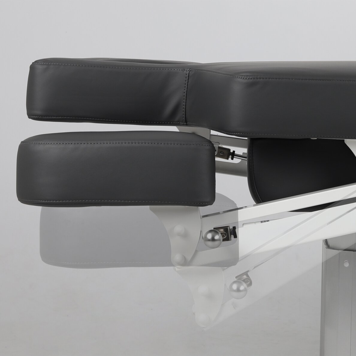 GEMINI FLEX Профессиональный массажный стол-кровать с функцией подогрева, серый. 11