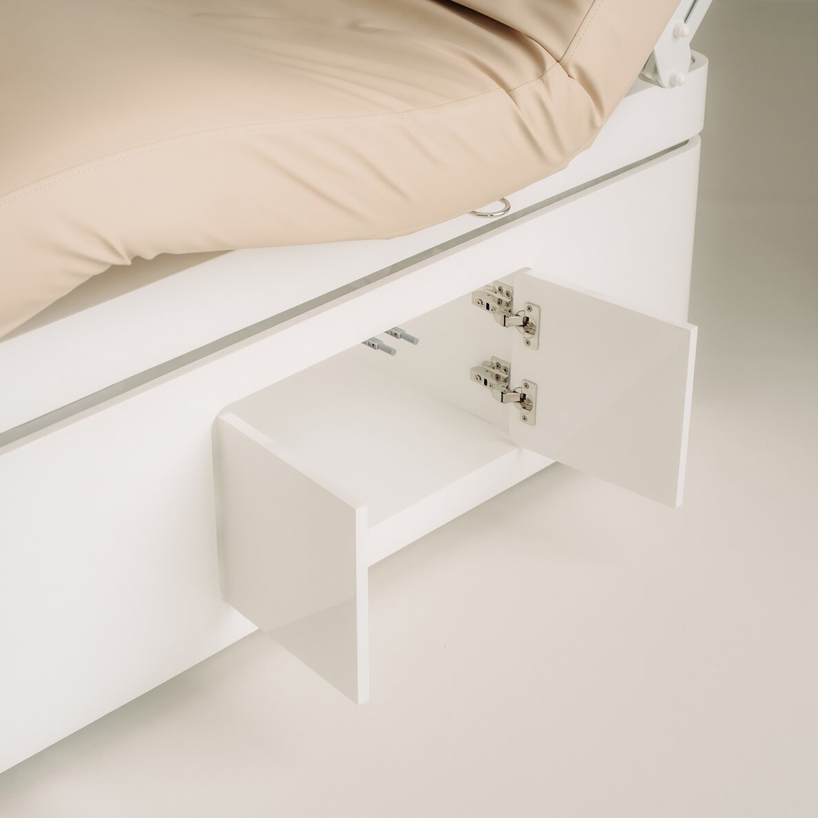 VELLIA electric SPA massage bed with heating function and integrated cabinet, beige 10