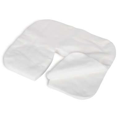 Disposable sheet for facial opening for U-shaped massage tables made of non-woven material, 100 pcs. Disposable sheet for facial opening for U-shaped massage tables made of non-woven material, 100 pcs.