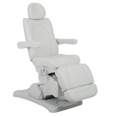 Профессиональная электрическая косметологическая кровать SORINA PRO5, серая.