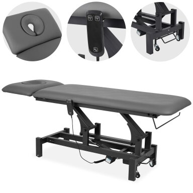 FORTIS 2 ERGO professional electric 2-part massage and physiotherapy bed with manual control FORTIS 2 ERGO professional electric 2-part massage and physiotherapy bed with manual control