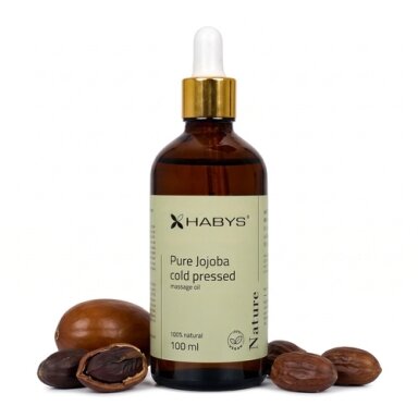 HABYS NATURE PURE JOJOBA Натуральное масло жожоба для массажа и ухода за волосами, 100 мл. HABYS NATURE PURE JOJOBA Натуральное масло жожоба для массажа и ухода за волосами, 100 мл.