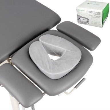 Non-woven disposable headrest covers with rubber for Evero and Proxima tables, 50 pcs.