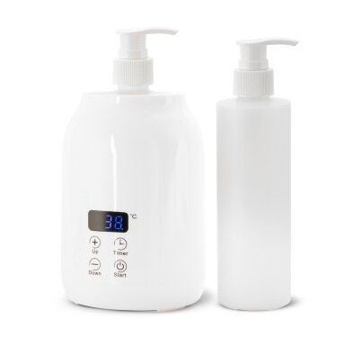 Profesionalus masažo aliejaus šildytuvas su temperatūros reguliavimu, 250 ml Profesionalus masažo aliejaus šildytuvas su temperatūros reguliavimu, 250 ml
