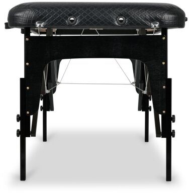 ESTETIC DARK professional folding quilted cosmetology and massage table, black ESTETIC DARK professional folding quilted cosmetology and massage table, black