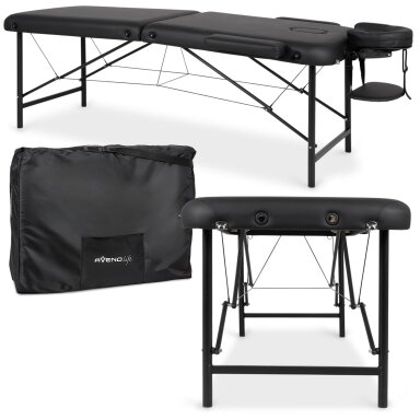 Professional folding massage table RICO 60, black