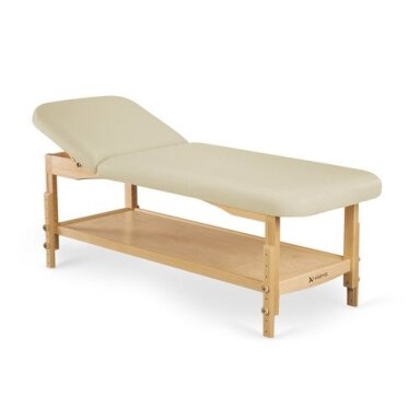 Professional massage table-bed for beauticians NOVA LIGHT WOOD, beige Professional massage table-bed for beauticians NOVA LIGHT WOOD, beige