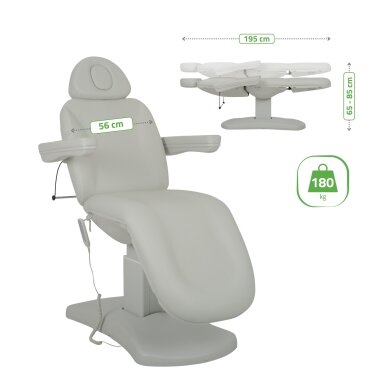RAVIA PRO 3 Профессиональное электрическое кресло для косметологов , 4 мотора, серое. 9 RAVIA PRO 3 Профессиональное электрическое кресло для косметологов , 4 мотора, серое. 9