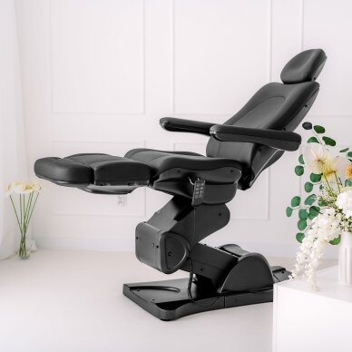 Профессиональная электрическая косметологическая кровать SORINA PRO5, черная. 11