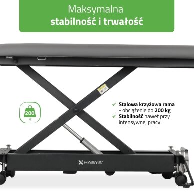 Profesionalus elektrinis manualinės terapijos ir masažo stalas EVERO CROSS X4 ERGO, pilkos spalvos 6 Profesionalus elektrinis manualinės terapijos ir masažo stalas EVERO CROSS X4 ERGO, pilkos spalvos 6