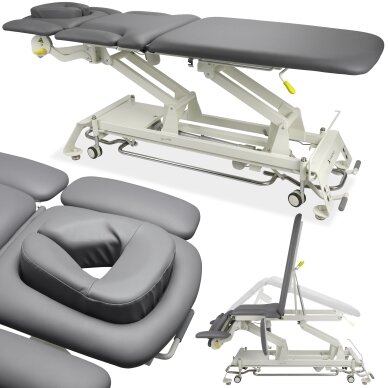 EVERO X7 ERGO professional electric 7-section massage and physiotherapy bed with foot control 4