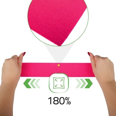 FACE elastic kinesiology tape for the face, 5 cm × 5 m, pink 2 FACE elastic kinesiology tape for the face, 5 cm × 5 m, pink 2