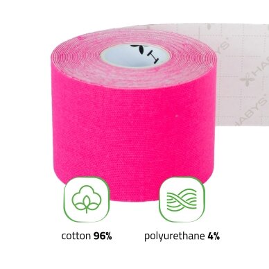 FACE elastic kinesiology tape for the face, 5 cm × 5 m, pink 5 FACE elastic kinesiology tape for the face, 5 cm × 5 m, pink 5