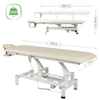Professional massage and physiotherapy table-bed with remote control FORTIS 1 5