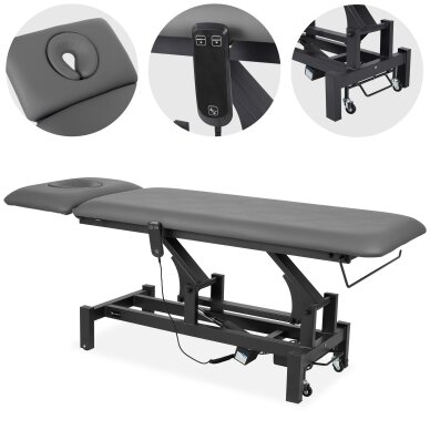 FORTIS 2 ERGO professional electric 2-part massage and physiotherapy bed with manual control