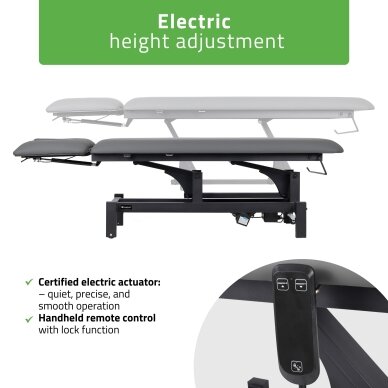 FORTIS 2 ERGO professional electric 2-part massage and physiotherapy bed with manual control 1 FORTIS 2 ERGO professional electric 2-part massage and physiotherapy bed with manual control 1
