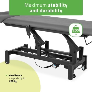 FORTIS 2 ERGO professional electric 2-part massage and physiotherapy bed with manual control 4
