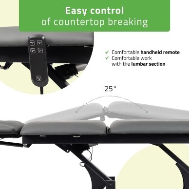 FORTIS 5 ERGO professional electric 5-part massage and physiotherapy table, 2 motors 6 FORTIS 5 ERGO professional electric 5-part massage and physiotherapy table, 2 motors 6