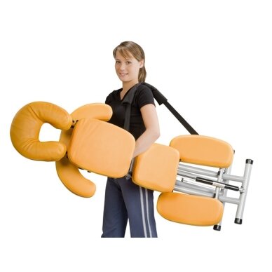 Professional folding massage and physiotherapy chair PRESTIGE REH with quick-lock height adjustment 6