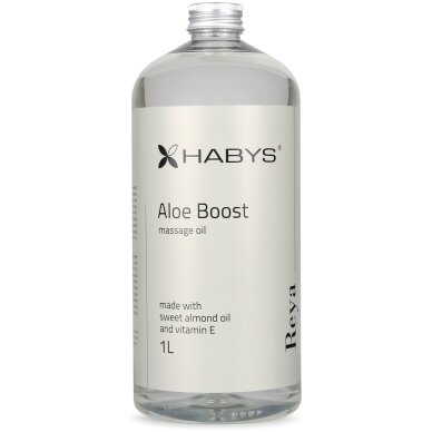 HABYS REYA ALOE BOOST masažo aliejus su su gaivinančia alavijo nata, 1000 ml 1