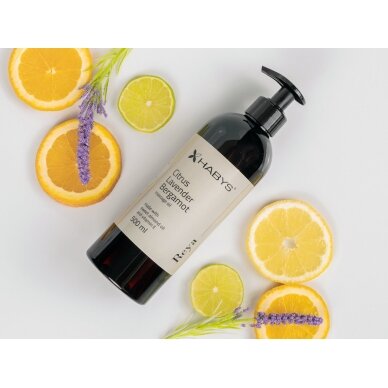 HABYS REYA CITRUS LAVENDER BERGAMOT massage oil with citrus and lavender scent, 500 ml 2