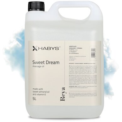 HABYS REYA SWEET DREAM masažo aliejus odai kuriai trūksta gyvybingumo, 5000 ml HABYS REYA SWEET DREAM masažo aliejus odai kuriai trūksta gyvybingumo, 5000 ml