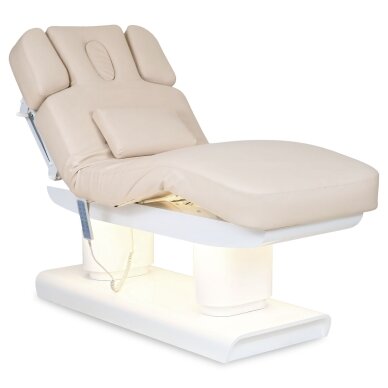 MELIA electric SPA massage bed with heating function, 4 motors, beige
