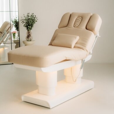 MELIA electric SPA massage bed with heating function, 4 motors, beige 1
