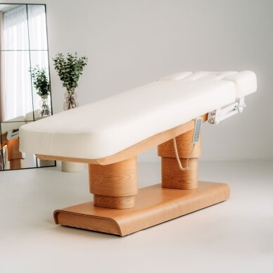 MELIA electric SPA massage bed with heating function, 4 motors, white 4