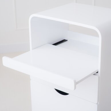 Professional cosmetic trolley OLIA with drawers and pull-out shelf 2
