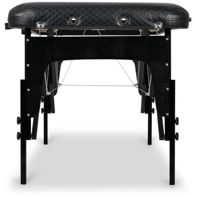ESTETIC DARK professional folding quilted cosmetology and massage table, black 1