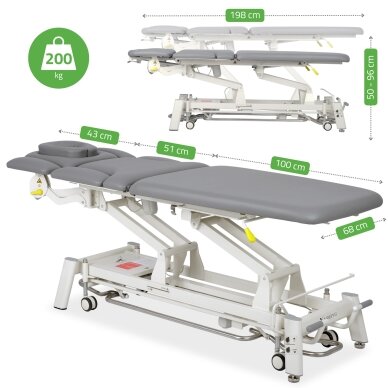 PROXIMA X7 professional electric 7-section massage and physiotherapy bed with foot control 11 PROXIMA X7 professional electric 7-section massage and physiotherapy bed with foot control 11