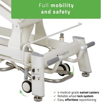 PROXIMA X7 professional electric 7-section massage and physiotherapy bed with foot control 6