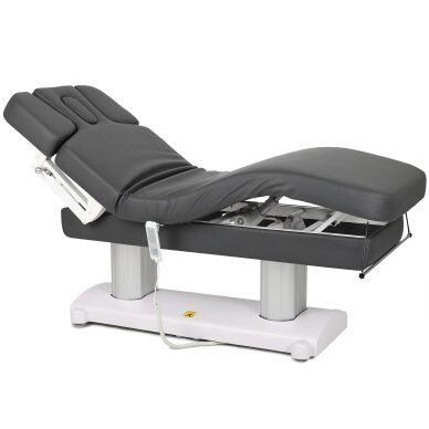 GEMINI FLEX Профессиональный массажный стол-кровать с функцией подогрева, серый. 6
