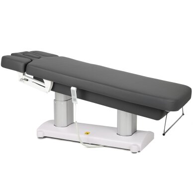 GEMINI FLEX Профессиональный массажный стол-кровать с функцией подогрева, серый. 8