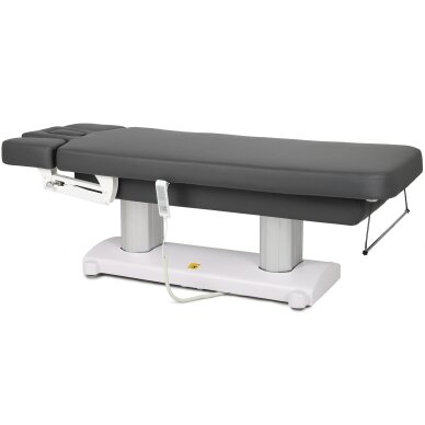 GEMINI FLEX Профессиональный массажный стол-кровать с функцией подогрева, серый. 4 GEMINI FLEX Профессиональный массажный стол-кровать с функцией подогрева, серый. 4
