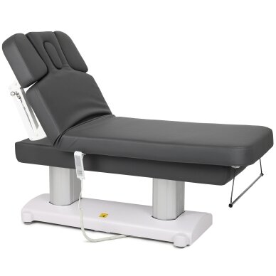 GEMINI FLEX Профессиональный массажный стол-кровать с функцией подогрева, серый. 5