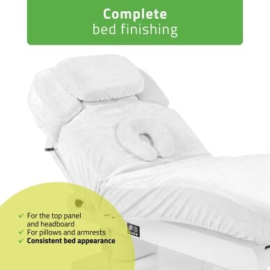 Velour cover with rubber for massage and SPA salon bed ETERNA 2 Velour cover with rubber for massage and SPA salon bed ETERNA 2