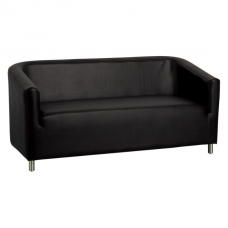 GABBIANO laukiamojo sofa kirpykloms ir grožio salonams, juodos spalvos