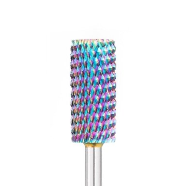 EXO PROFESSIONAL HARD BLUE kietmetalio frezos antgalis manikiūro darbams CURVED SHAFT 10