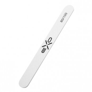 EXO PROFESSIONAL профессиональная пилочка для ногтей EXO 80/100 зернистость, 1 шт. SAFE PACK 1