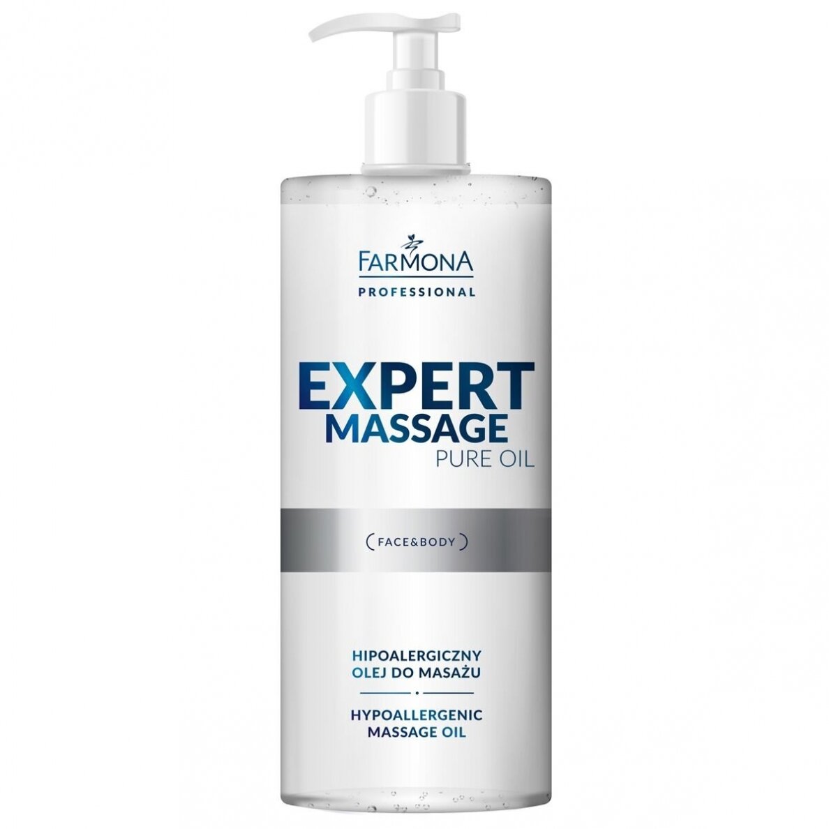 FARMONA EXPERT MASSAGE hipoalerginis PURE OIL masažo aliejus kūnui, 500 ml. FARMONA EXPERT MASSAGE hipoalerginis PURE OIL masažo aliejus kūnui, 500 ml.