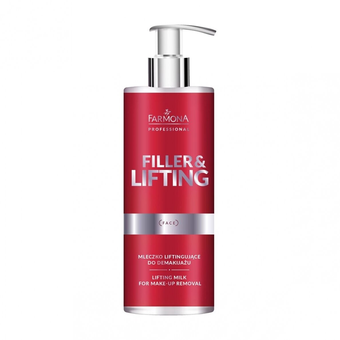 FARMONA FILLER & LIFTING firming make-up remover milk with TENS&UP™ complex, 500 ml FARMONA FILLER & LIFTING firming make-up remover milk with TENS&UP™ complex, 500 ml
