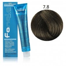 Fanola Color Cream 7.8 BLONDE MATTE profesionalūs plaukų dažai, 100 ml.